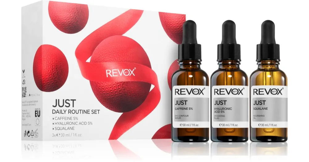 Revox B77JUST Daily Routine Gift Set ajándékszett a táplálásért és hidratálásért Vásárlói kedvenc