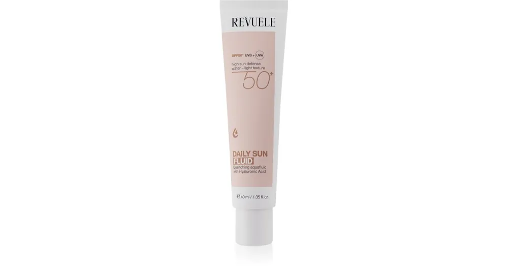 RevueleDaily Sun Fluid SPF 50+ gyengéd védő folyadék SPF 50+ Biztonságos fizetés