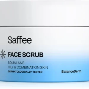 Kedvezményes ár SaffeeBalanceDerm Face Scrub arcpeeling kombinált és zsíros bőrre