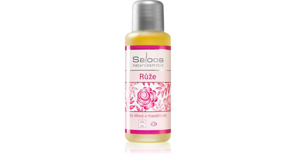 Árengedmény SaloosBio Body And Massage Oils Rose test és masszázsolaj