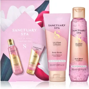 Bestseller Sanctuary SpaLily & Rose Essentials ajándékszett duo