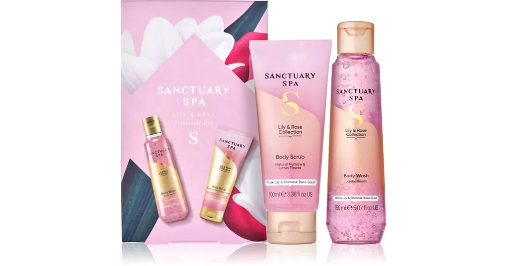 Bestseller Sanctuary SpaLily & Rose Essentials ajándékszett duo