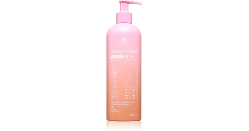 Újdonság SeboradinPRO DENSITY Nourishing Mask tápláló maszk a ritkuló hajra