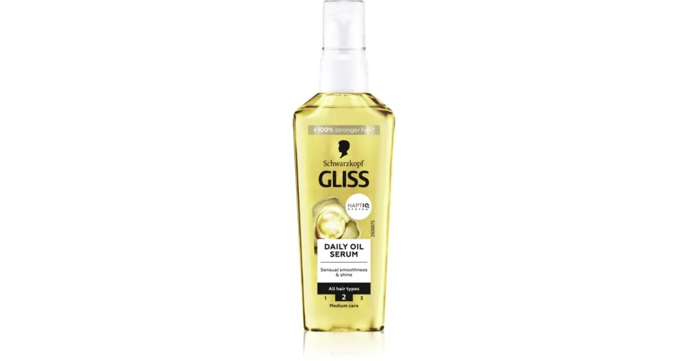 SchwarzkopfGliss Oil Nutritive olajos szérum mindennapi használatra Végkiárusítás