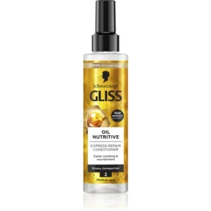 Szuper ajánlat SchwarzkopfGliss Oil Nutritive regeneráló balzsam a rakoncátlan és töredezett hajra