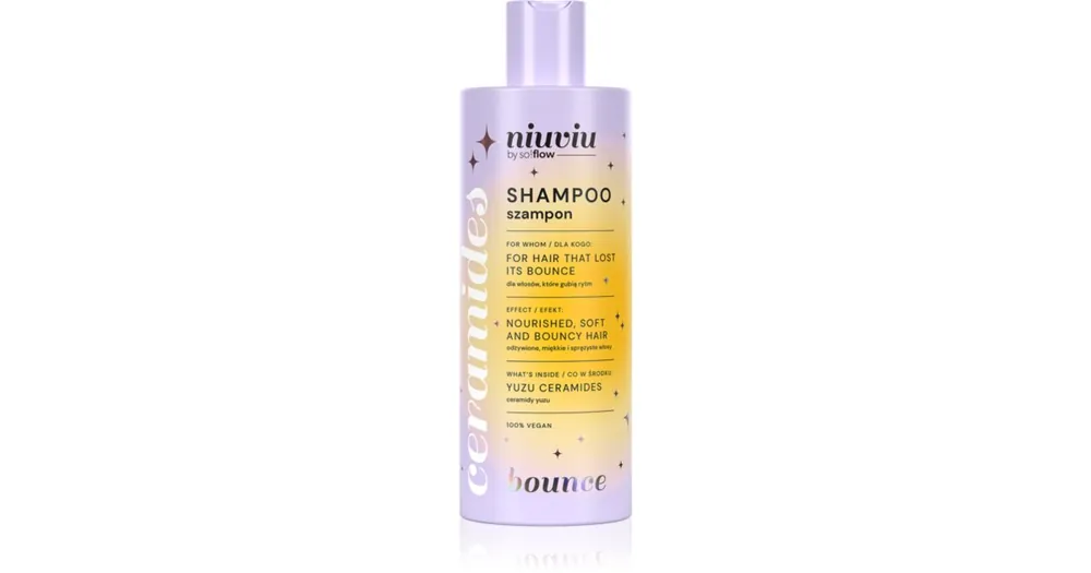 Szuper ajánlat so!flowBOUNCE Hair Shampoo With Ceramides tisztító sampon göndör hajra