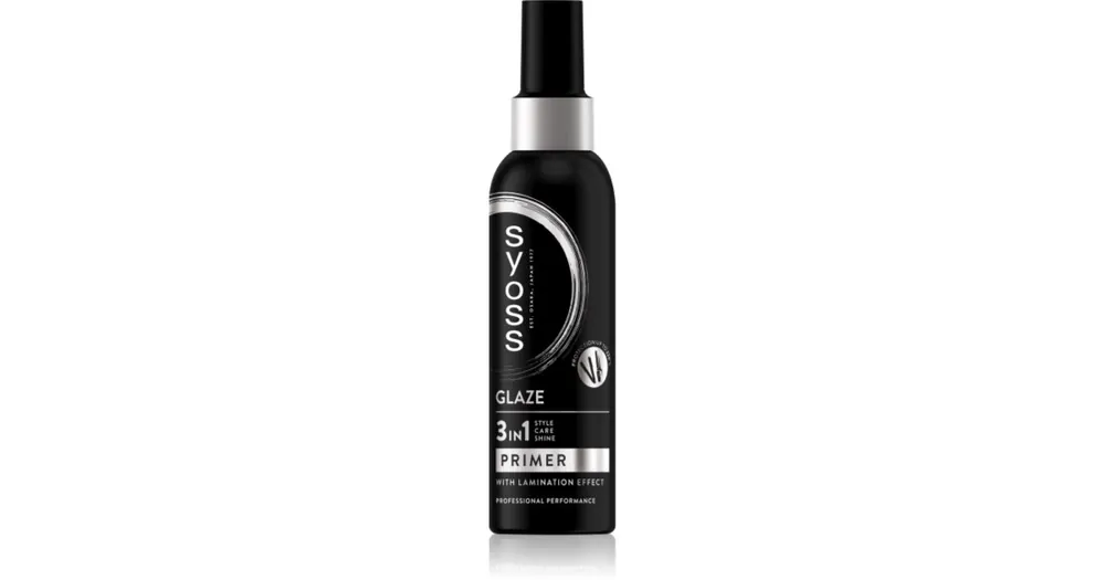 SyossIntense Glaze Primer formázó védő spray hajra a magas fényért Expressz kézbesítés