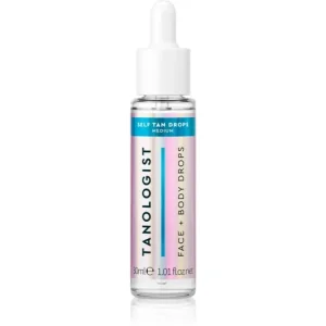 Prémium TANOLOGISTSelf Tan Drops önbarnító cseppek arcra és testre