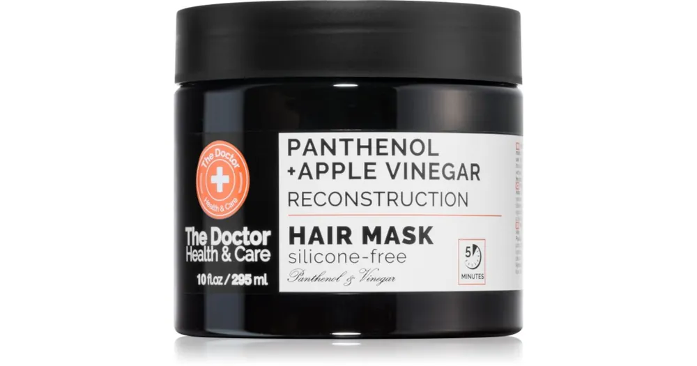 Alacsony ár The DoctorPanthenol + Apple Vinegar Reconstruction tápláló hajmaszk pantenollal