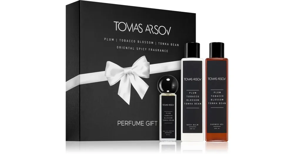 Szezonális akció Tomas ArsovPlum Tobacco Blossom Tonka Bean ajándékszett