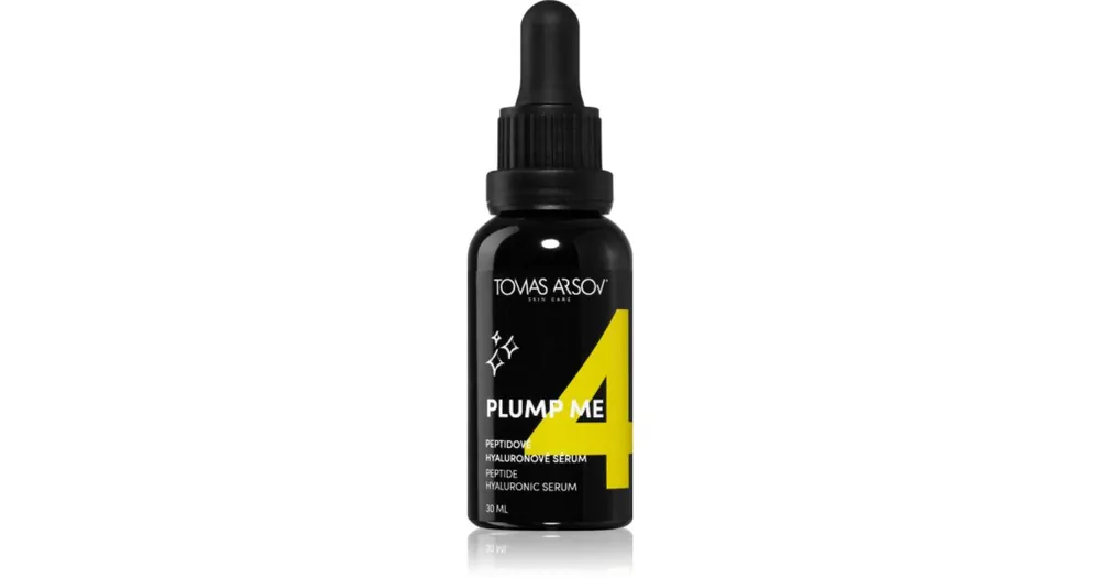 Szezonális akció Tomas ArsovSkin PLUMP ME Peptidové hyaluronové sérum hyaluron szérum peptidekkel