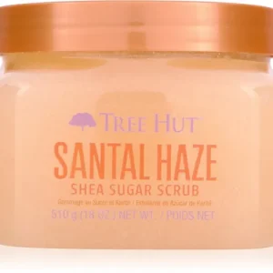 Gyors kiszállítás Tree HutShea Sugar Scrub Santal Haze testpeeling
