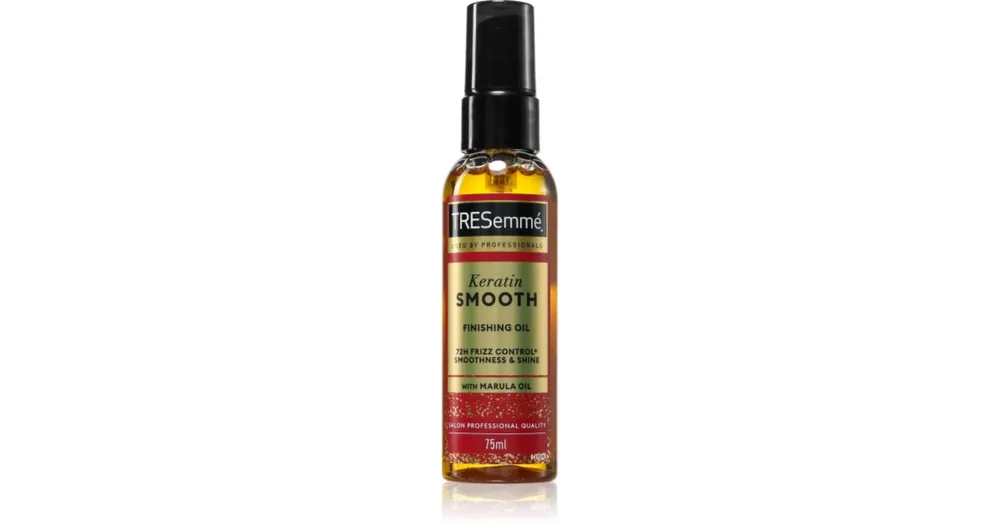 Akciós ár TRESemméKeratin Smooth Finishing Oil intenzíven tápláló olaj hajra