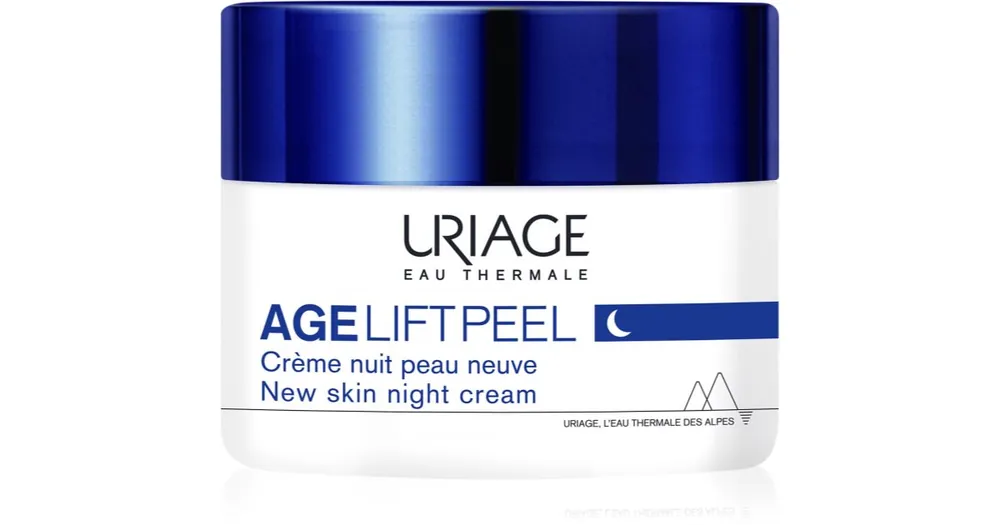 UriageAge Lift New Skin Night Cream éjszakai ránctalanító krém A.H.A.-val (Alpha Hydroxy Acids) Utolsó esély
