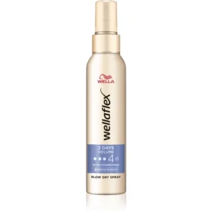 Kedvezményes ár WellaWellaflex 2 Days Volume spray a hajformázáshoz, melyhez magas hőfokot használunk