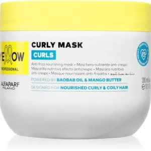 Yellow ProfessionalCurls Curly Mask maszk a hullámos és göndör hajra Újdonság