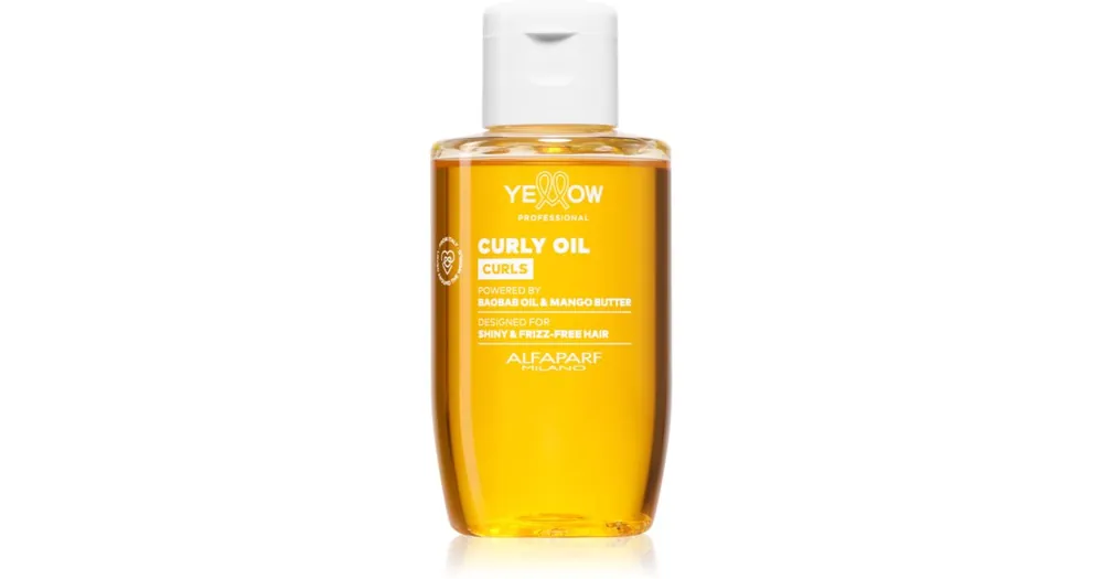 Yellow ProfessionalCurls Curly Oil világosító olaj göndör hajra Biztonságos fizetés