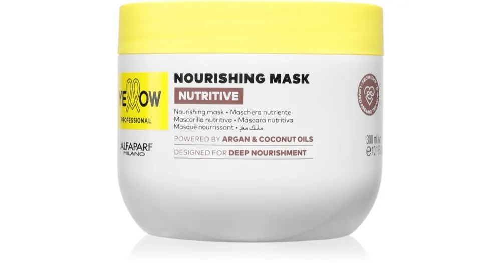 Yellow ProfessionalNutritive Nourishing mask tápláló maszk száraz és törékeny hajra Árcsökkenés