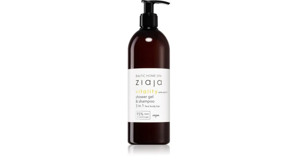 ZiajaBaltic Home Spa Vitality tusfürdő gél arcra, testre és hajra Legkelendőbb