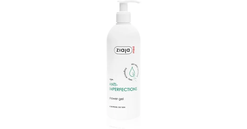 Ziaja MedAnti-Imperfections tisztító gél a faggyú termelődés ellen testre Prémium