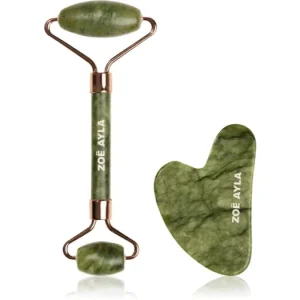 Zoë AylaJade Facial Roller And Gua Sha Tool ajándékszett az arcra Kedvezményes ár