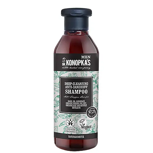 Dr. Konopka‘s Men Korpásodás elleni mélytisztító sampon 280 ml Rendeld meg most