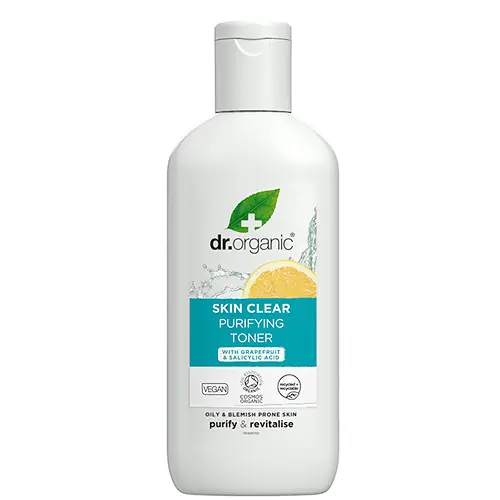 Ajánlat Dr. Organic Skin Clear Tisztító arctonik 200 ml