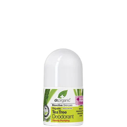 Akciós ár Dr. Organic Teafa Alumíniummentes golyós dezodor 50 ml