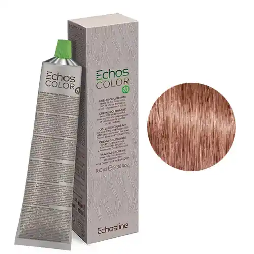Bestseller Echosline Echos Color - Cold Copper PPD- és rezorcin mentes krémhajfesték 100 ml - 10.402 - Platinum Blonde Gold Copper