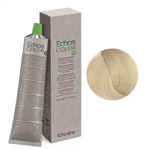 Rendeld meg most Echosline Echos Color - Blond Extra Lift PPD- és rezorcin mentes krémhajfesték 100 ml - 12/0 - Blonde Extra Platinum Natural
