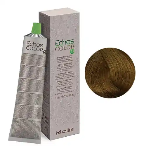 Exkluzív ajánlat Echosline Echos Color - Pure Gold PPD- és rezorcin mentes krémhajfesték 100 ml - 7.3 - Medium Blonde Golden