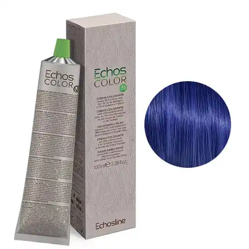 Bestseller Echosline Echos Color - Pure Colors PPD- és rezorcin mentes krémhajfesték 100 ml - INDIGO