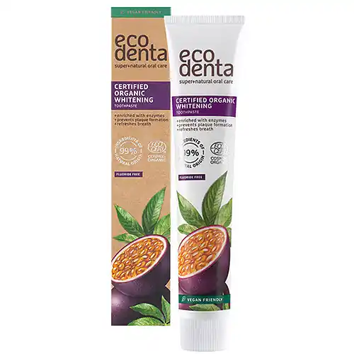 Vedd meg online Ecodenta Minősített fehérítő fogkrém maracujával 75 ml