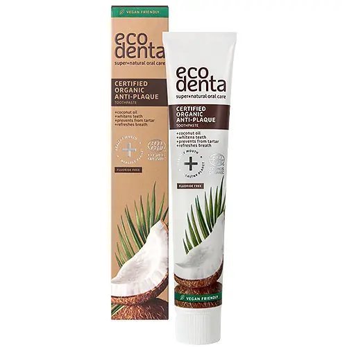 Outlet Ecodenta Minősített lepedék elleni fogkrém kókuszolajjal és aloe verával 75 ml