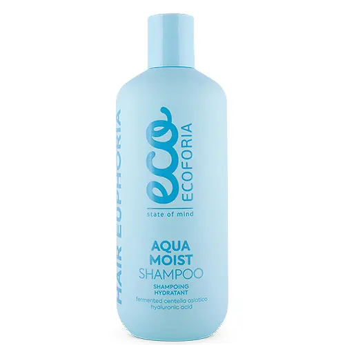 Ecoforia Aqua Moist Hidratáló sampon hialuronsavval 400 ml Expressz szállítás