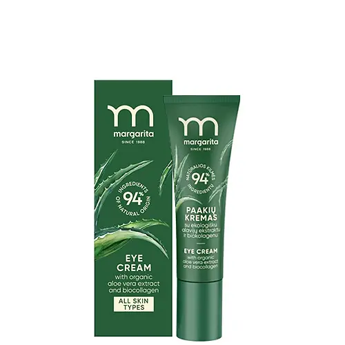 Ajánlat Margarita Aloe vera kivonatos és biokollagénes Szemkörnyékápoló krém 15 ml