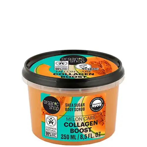 Organic Shop Collagen Boost Shea cukros testradír sárgadinnyével 250 ml Akciós ár