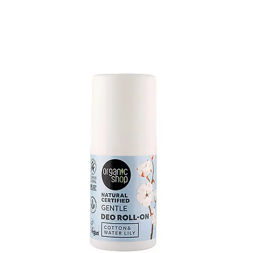Outlet Organic Shop Gyapot és tavirózsa Minősített golyós dezodor 50 ml