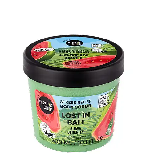 Organic Shop Lost in Bali Stresszoldó testradír guavával 300 ml Szezonális akció