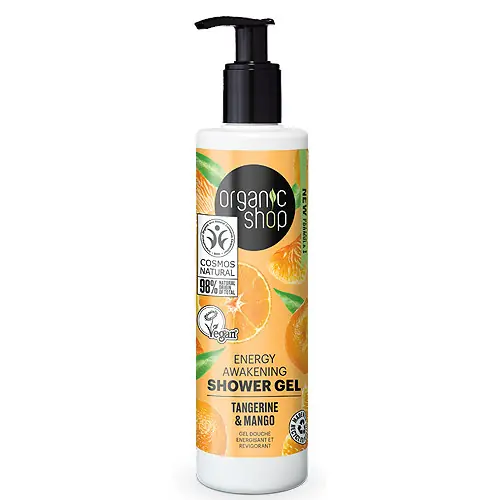 Biztonságos fizetés Organic Shop Mandarin és mangó Energikus ébredés tusfürdő 280 ml