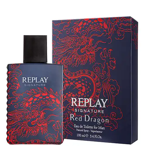 Olcsó Replay Signature Red Dragon For Man Eau De Toilette 100 ml