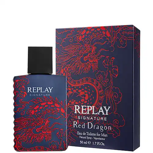 Replay Signature Red Dragon For Man Eau De Toilette 50 ml Akció