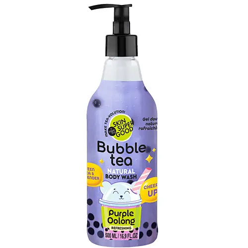 Skin Super Good Bubble Tea - Purple Oolong Frissítő tusfürdő 500 ml Gyors szállítás