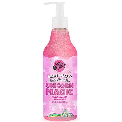 Rendeld meg most Skin Super Good Unicorn Magic Ragyogásfokozó tusfürdő 500 ml