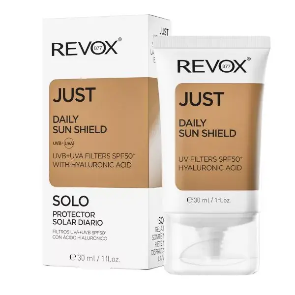 Biztonságos vásárlás REVOX B77 JUST Daily Sun Shield Fényvédő SPF50 + HA 30ml