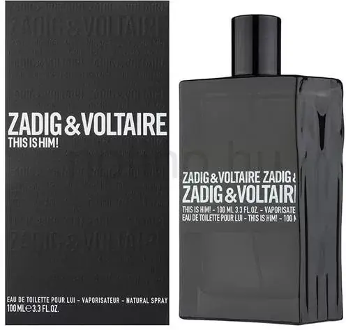 Zadig &Voltaire This is Him! férfi parfüm (eau de toilette) Edt 100ml Exkluzív ajánlat